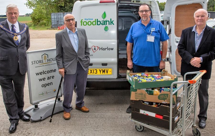 Essex Freemasons Lodge donates £1,000 to Harlow Foodbank