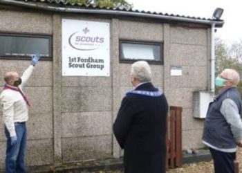 Freemasons donation helps scouts to stay dry