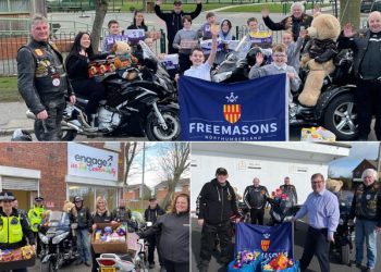 Masonic bikers delivering 1,500 Easter eggs to good causes across Northumberland
