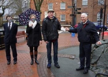 Oswestry charities benefit from Freemasons lodge’s donations