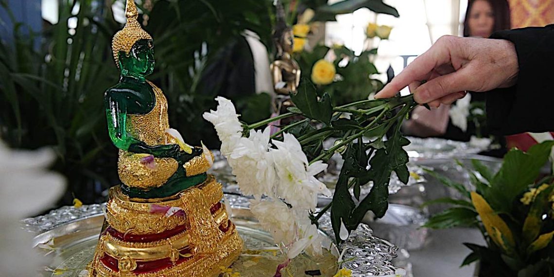 Theravada Buddhist New Year April 16 2022! A time for alms, practice, fesitvals, respect, and sandcastles