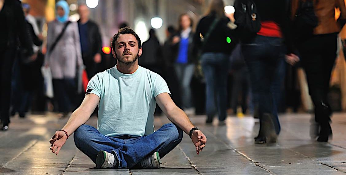 Mind-space, it’s all we need. Meditation quiets the mind, even if you can’t find a quiet space. Buddha’s advice “I am silent.”