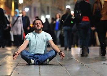 Mind-space, it’s all we need. Meditation quiets the mind, even if you can’t find a quiet space. Buddha’s advice “I am silent.”