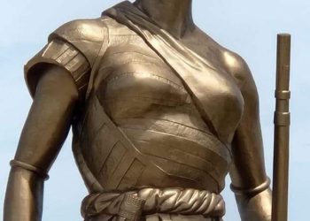 We Finally Know Who The Mysterious Woman Under Construction in Benin Republic Represents