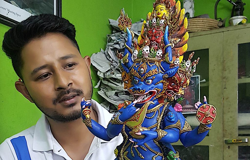 Sacred Statue Support (pictorial): “More than a venerable object” — Nepal’s Best Statues, 3rd Generation Bhim Pathak on the Dharma craft of metal statue art