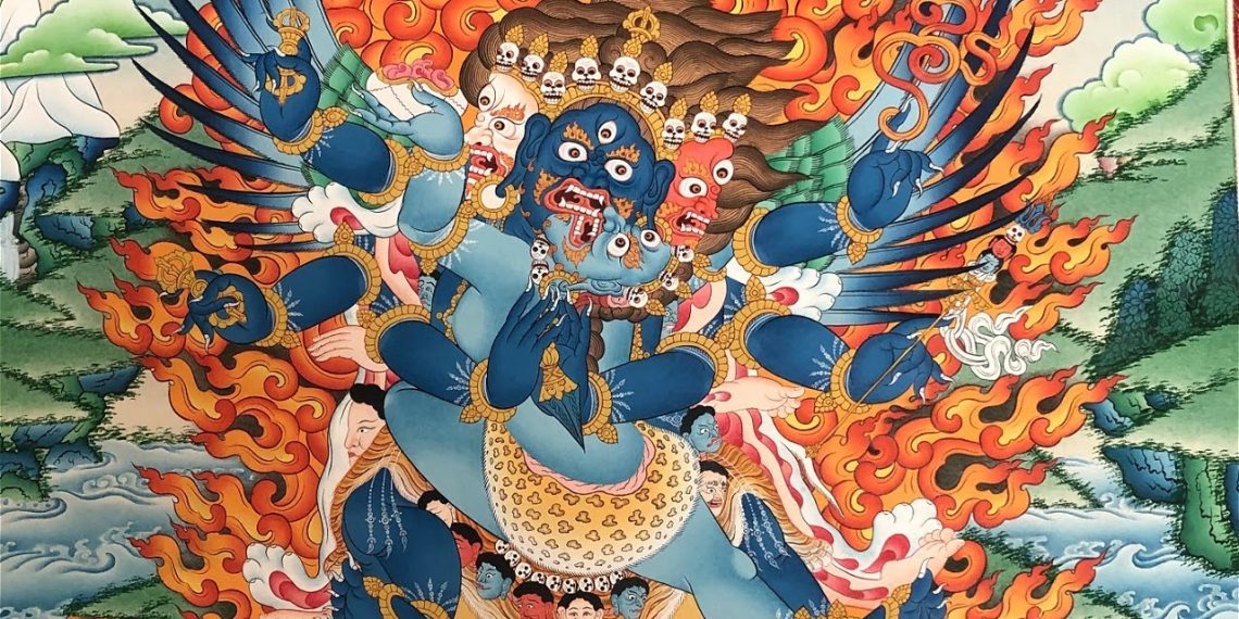 Vajrakilaya: put a peg in it ! — Cutting the three poisons with the sharpest weapon: destroying ignorance, greed, and hostility with profound Vajrakumara