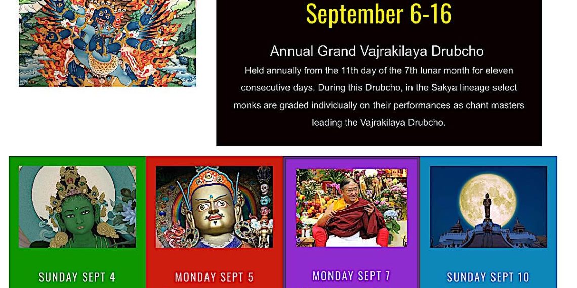 September Dharma Dates 2022 — Meritorious Practice Days and Events