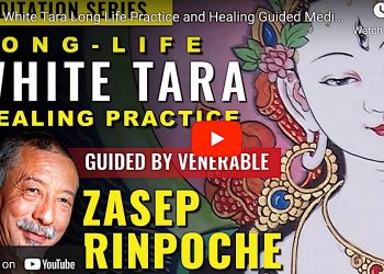 Featured Video: Guided White Tara visualization and teaching with Mantra, Venerable Zasep Rinpoche