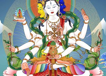 Long-Life Buddha Uṣṇīṣavijayā — Victorious Crown Ushnisha Vijaya and Her Dharani create the conditions for longevity, good health and auspiciousness