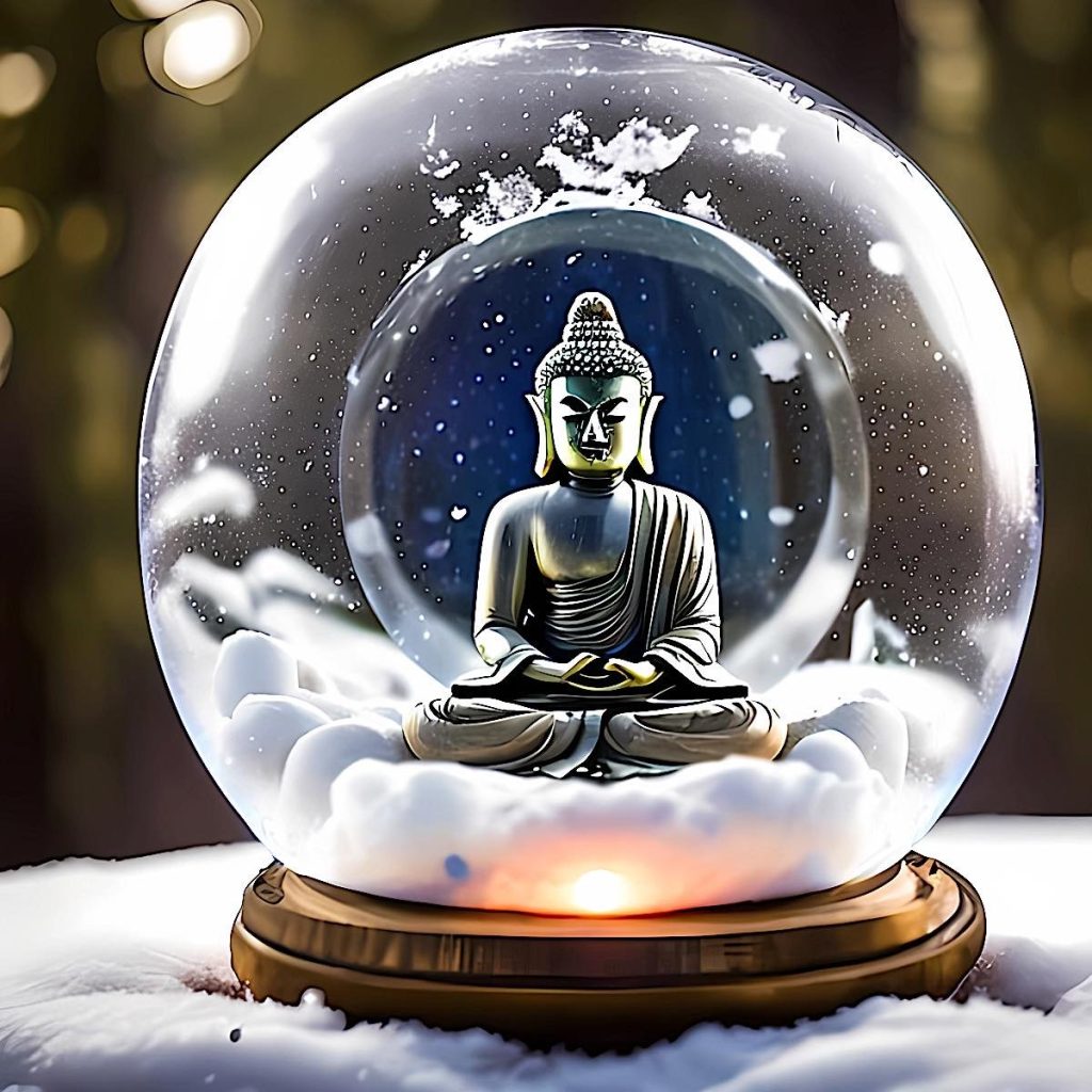 Zen Buddhism and Western Philosophy: Snow globes and mind of winter; logic and wisdom; noumenon and phenomenon