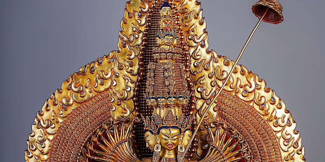 Sitatapatra or Dukkar — the ultimate protective Bodhisattva Goddess, form of Mother Tara — 1000 arms or 2 arms, she is “Aparajita” the Undefeatable One