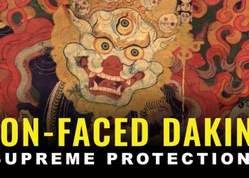 Video Documentary: Lion Faced Dakini Simhamukha Wrathful Wisdom— Protects from Evil, Obstacles, Disaster, Supernatural