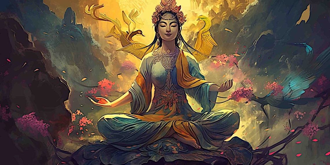 Why is there still suffering in the world if Universal Mother Bodhisattva Kuan Yin Pusa (Tara, Kurukulla, Kannon) rescues beings from suffering