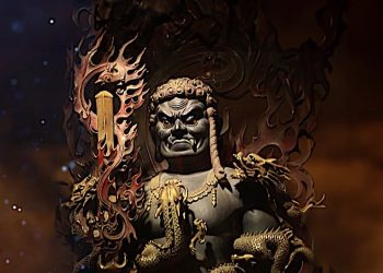 Immovable Lord Achala, Fudo Myoo, ferocious activity of compassion of Maha Vairochana