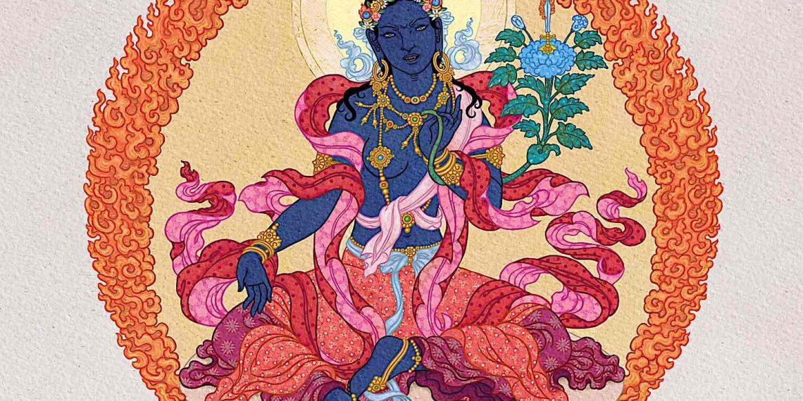 Black Tara — Destroyer of Enemies and Evil, Who Protects from All Negativities and Obstacles Internal or External