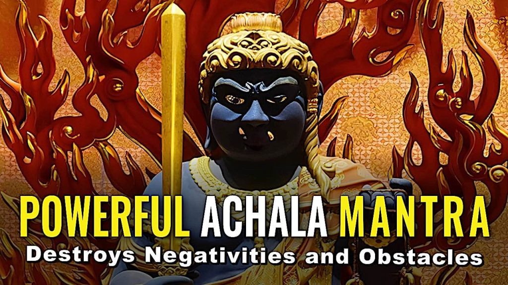 Video: Achala Fudo Myoo Mantra: Compassionate Help, Removing Obstacles & Negativities chanted in Sanskrit