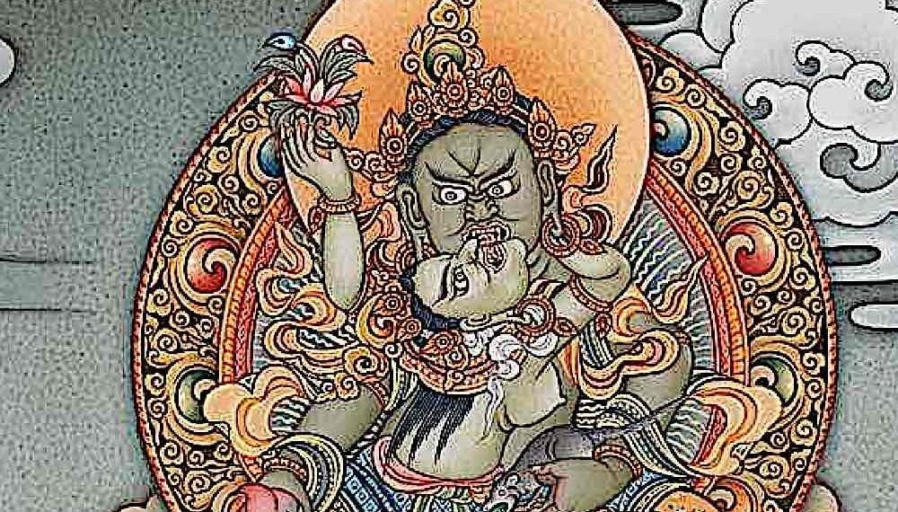 Green Jambhala and Wisdom Dakini: The Karma Family Activity of Prosperity, aspects of Tara and Amoghasiddhi Buddha