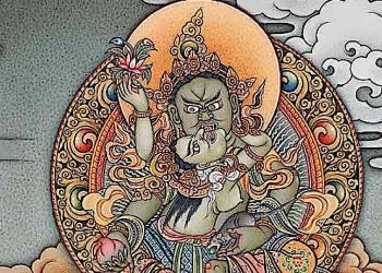 Green Jambhala and Wisdom Dakini: The Karma Family Activity of Prosperity, aspects of Tara and Amoghasiddhi Buddha
