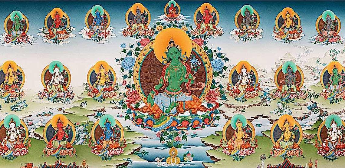21 Mother Taras — the unlimited forms of compassionate activity with mantras and visualizations - Buddha Weekly: Buddhist Practices, Mindfulness, Meditation