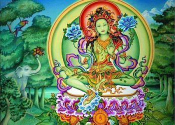 Aspire to Tara's splendid Turquoise Pure Land — for tree-huggers and environmentalists — a place to meditate on Oneness with Blissful Nature - Buddha Weekly: Buddhist Practices, Mindfulness, Meditation
