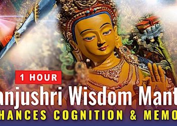 Video: Manjushri Wisdom Mantra 1 Hour: Enhances Cognition and Memory Chanted Beautifully in Sanskrit - Buddha Weekly: Buddhist Practices, Mindfulness, Meditation