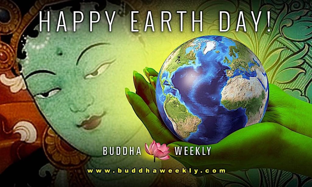 April 22 is Earth Day, which makes it Tara's day: nourishing, caring, mother-earth hands of Tara of the Khadira Fragrant Forest - Buddha Weekly: Buddhist Practices, Mindfulness, Meditation