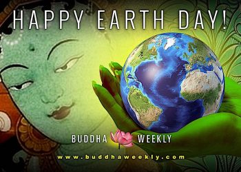 April 22 is Earth Day, which makes it Tara's day: nourishing, caring, mother-earth hands of Tara of the Khadira Fragrant Forest - Buddha Weekly: Buddhist Practices, Mindfulness, Meditation
