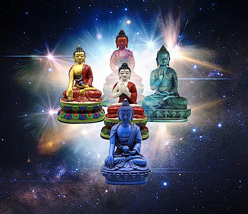 Five Buddhas, 5 Wisdoms, 5 Mantras: Their Practices, Symbols, Seed Syllables, and Visualizations - Buddha Weekly: Buddhist Practices, Mindfulness, Meditation