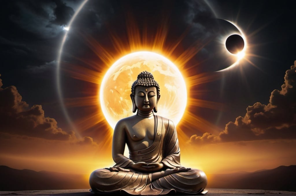 Maximize Merits in Buddhism: Solar and Lunar Eclipses Practices, a Comprehensive Guide to Practice - Buddha Weekly: Buddhist Practices, Mindfulness, Meditation