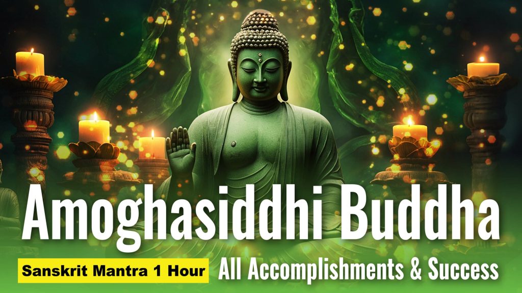 Video Mantra: Amoghasiddhi Buddha 1 Hour of Sanskrit Mantras All Accomplishments and Success - Buddha Weekly: Buddhist Practices, Mindfulness, Meditation