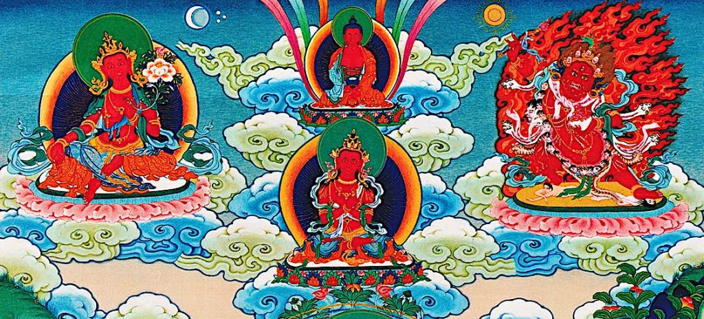 Wangdu Great Cloud of Blessings: working with the magnetizing activity deities of the Padma Buddha family: Amitabha, Kurukulla, Chenrezig, Hayagriva, Vajrayogini, Vajradharma - Buddha Weekly: Buddhist Practices, Mindfulness, Meditation