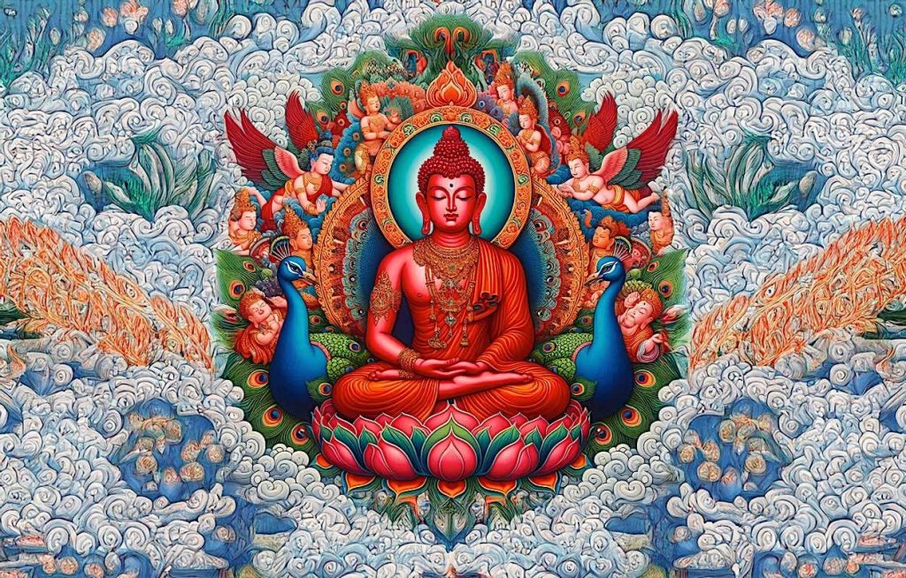 Amitabha: Buddha of the Western Pureland Sukhavati: the 48 Vows, his Sadhana, Mantras, Dharani and Sutra - Buddha Weekly: Buddhist Practices, Mindfulness, Meditation