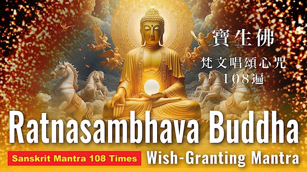 Video: Ratnasambhava Buddha Wish-Granting Mantra in Sanskrit 108 Times Chanted with Beautiful Images - Buddha Weekly: Buddhist Practices, Mindfulness, Meditation