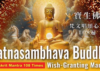 Video: Ratnasambhava Buddha Wish-Granting Mantra in Sanskrit 108 Times Chanted with Beautiful Images - Buddha Weekly: Buddhist Practices, Mindfulness, Meditation