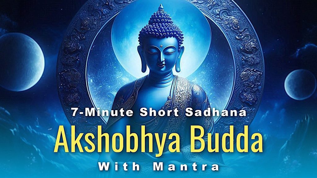 Akshobhya 7-Minute Concise Sadhana with Chanted Mantras in Sanskrit for Daily Practice - Buddha Weekly: Buddhist Practices, Mindfulness, Meditation