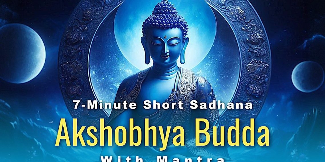 Akshobhya 7-Minute Concise Sadhana with Chanted Mantras in Sanskrit for Daily Practice - Buddha Weekly: Buddhist Practices, Mindfulness, Meditation