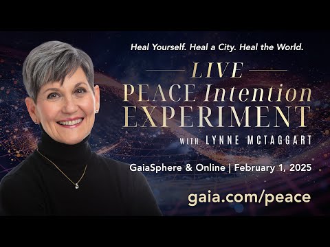 Peace Intention Experiment with Lynne McTaggart