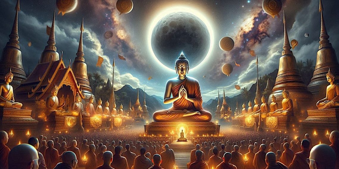 The Day of Miracles of Buddha - This Year Even More Auspicious with a Full Lunar Eclipse! - Buddha Weekly: Buddhist Practices, Mindfulness, Meditation