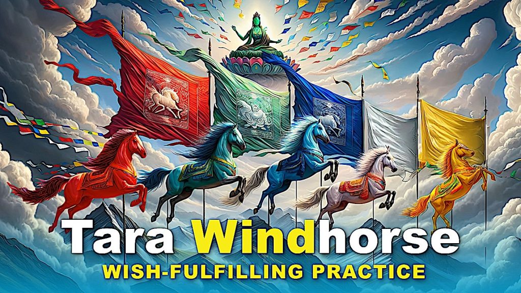 Windhorse Tara Practice: Tara, the Wind of Life; Tara, Goddess of Wind, Buddha of Activity, Karma Mother - Buddha Weekly: Buddhist Practices, Mindfulness, Meditation