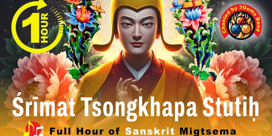 SPECIAL DAY EDITION: 1 HOUR Śrīmat Tsongkhapa Stutiḥ, 1 FULL HOUR SANSKRIT Migtsema श्रीमत् त्सोङ्खप स्तुतिः - Buddha Weekly: Buddhist Practices, Mindfulness, Meditation