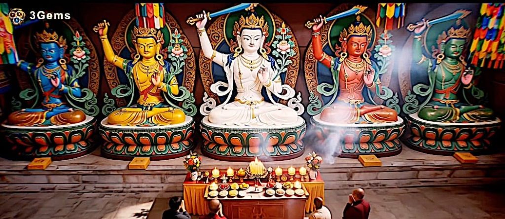 Five faces of wisdom: Mañjuśrī and the 5 prajñās transforming 5 demons and poisons - Buddha Weekly: Buddhist Practices, Mindfulness, Meditation