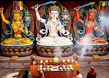 Five faces of wisdom: Mañjuśrī and the 5 prajñās transforming 5 demons and poisons - Buddha Weekly: Buddhist Practices, Mindfulness, Meditation