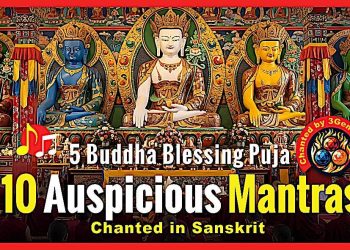 LUNAR NEW YEAR AND NEW MOON PRACTICE: 5 Buddha Families Puja Daśa Puṇyasāgarāḥ 10 Auspicious Mantras in Sanskrit for FULL MOONs - Buddha Weekly: Buddhist Practices, Mindfulness, Meditation