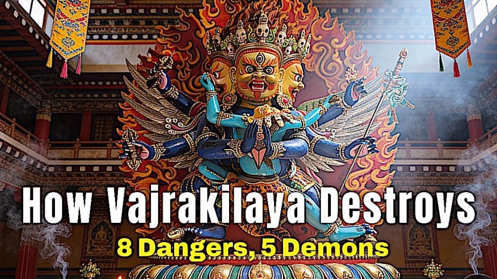 Video: Vajrakilaya — Vajrasattva’s Angry Face of Great Love protecting you from the 5 poisons and 8 Dangers - Buddha Weekly: Buddhist Practices, Mindfulness, Meditation