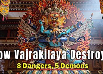 Video: Vajrakilaya — Vajrasattva’s Angry Face of Great Love protecting you from the 5 poisons and 8 Dangers - Buddha Weekly: Buddhist Practices, Mindfulness, Meditation