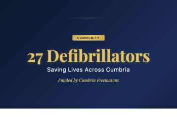 Cumbria Freemasons Install 27th Life-Saving Defibrillator at Egremont Sports Ground