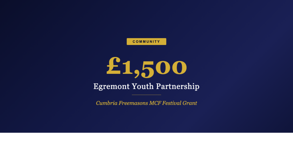Egremont Youth Club Doubles Attendance After £1,500 Boost from Cumbria Freemasons