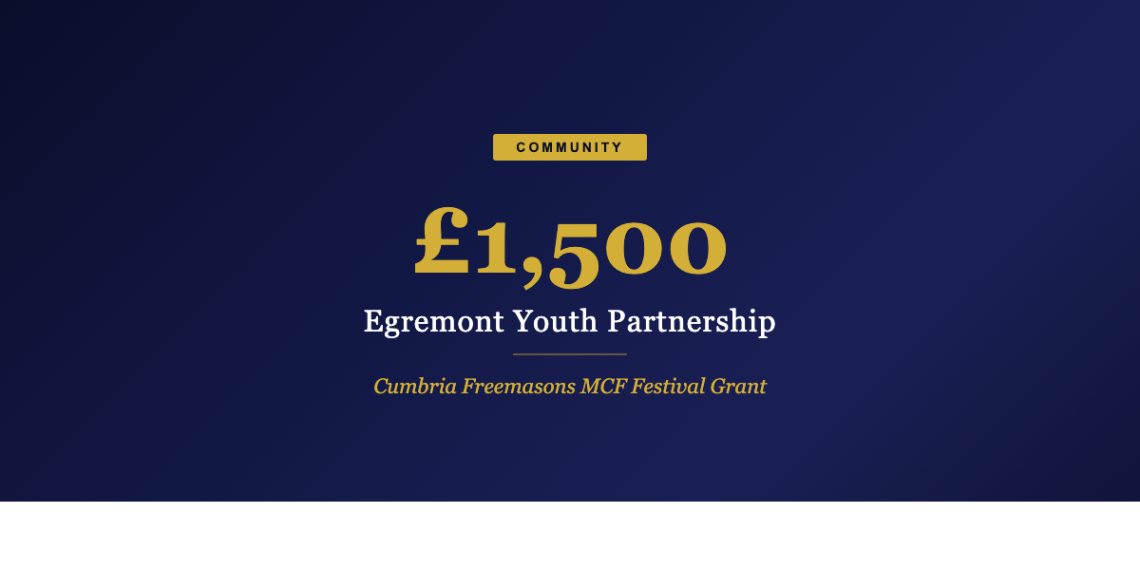 Egremont Youth Club Doubles Attendance After £1,500 Boost from Cumbria Freemasons