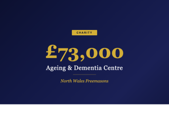 North Wales Freemasons Secure £73,000 to Fund Ageing and Dementia Centre